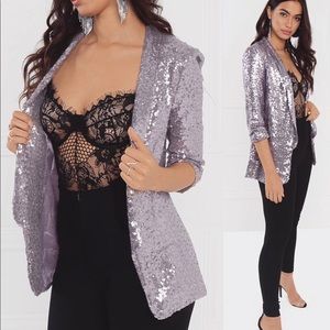 Sequin blazer